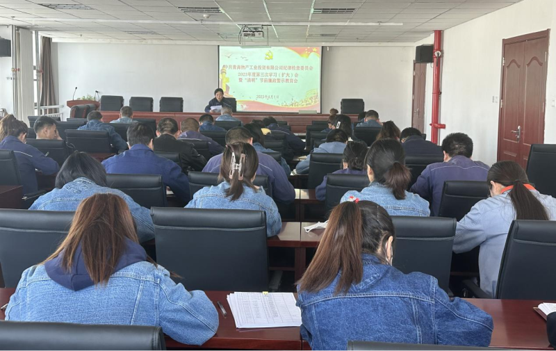 工投公司紀(jì)委召開2023年度第三次學(xué)習(xí)（擴(kuò)大）會暨&ldquo;清明節(jié)&rdquo;前廉政警示教育會