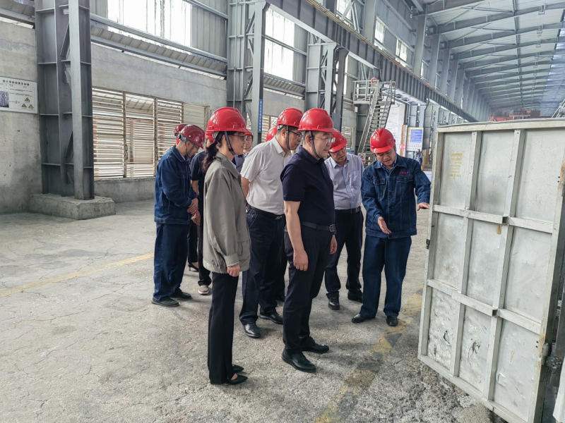 省國資委黨委書記、主任姜軍蒞臨物產工投公司調研
