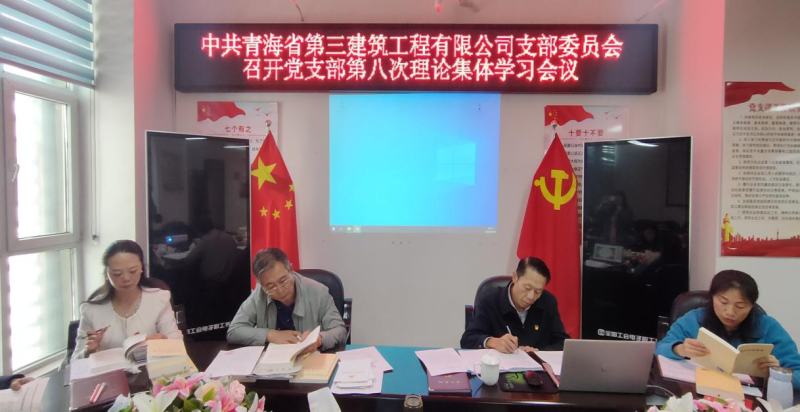 三建公司黨支部召開第八次理論集體學(xué)習(xí)會(huì) ----集團(tuán)黨委委員、紀(jì)委書記講主題教育專題黨課